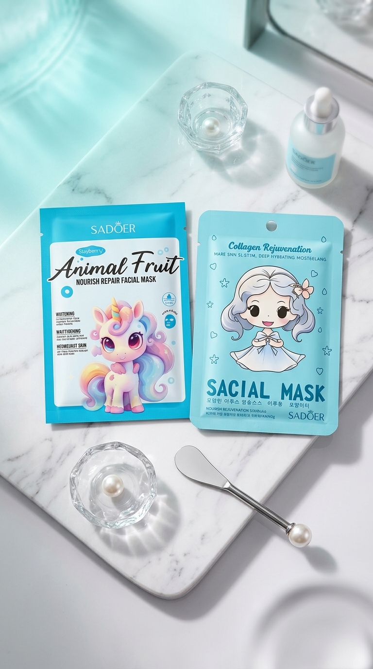 SADOER Animal Fruit Nourish Repair Facial Mask
